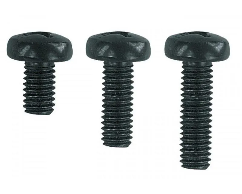 PROEL Rack příslušenství M6x10 mm šroub, černý, pozinkovaný kov