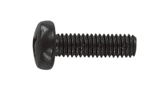 PROEL Rack příslušenství M6x20 mm šroub, černý, pozinkovaný kov