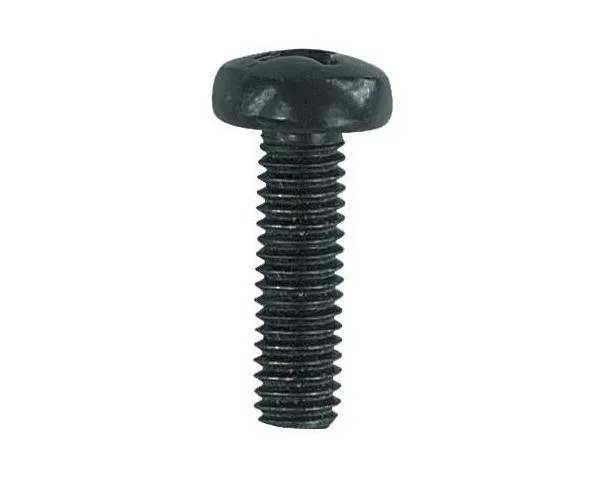 PROEL Rack příslušenství M6x25 mm šroub, černý, pozinkovaný kov