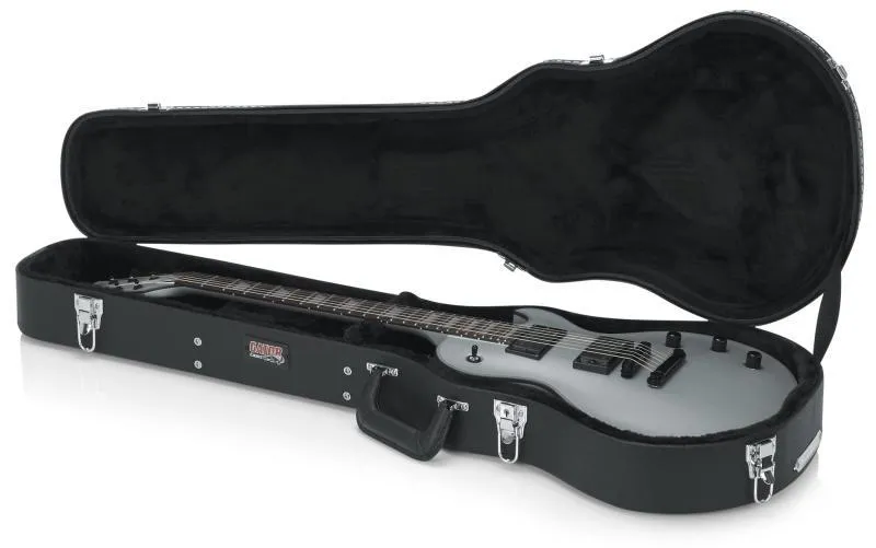 Gator tvrdý kufr pro elektrickou kytaru Les Paul, dřevěný design