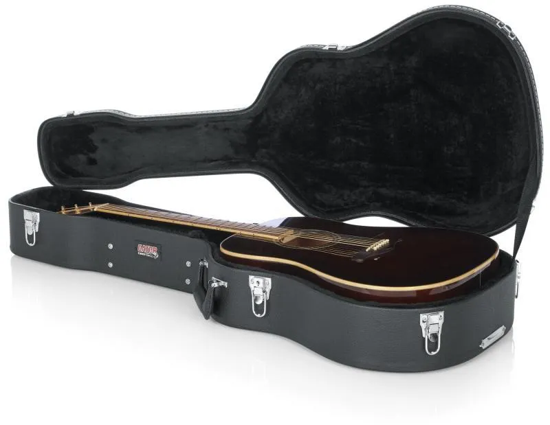 Gator tvrdý kufr pro akustickou kytaru dreadnought, deluxe provedení