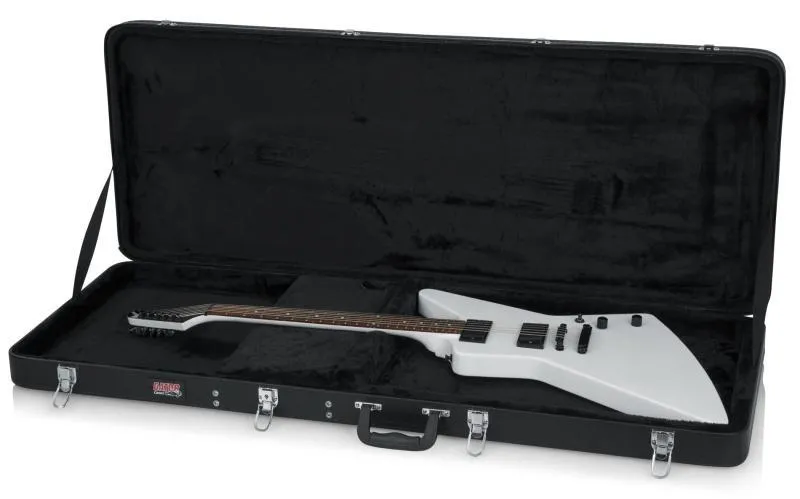 Gator tvrdý kufr pro elektrické kytary, pro Flying V a Explorer