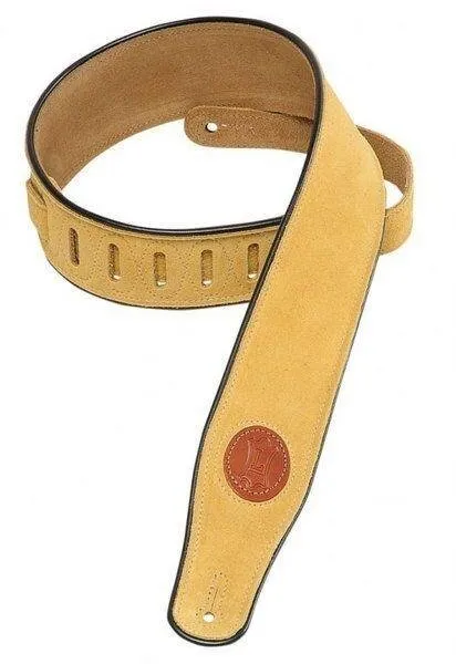 Levy's Kytarový popruh, podepsaná série, kůže, nastavitelný: 96-134cm