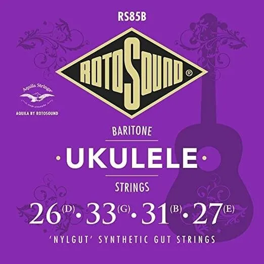 Rotosound Bariton ukulele struny, syntetické, 26 33 31 27