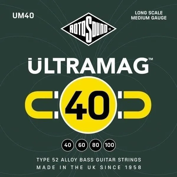 Rotosound Ultramag basové struny, slitina 