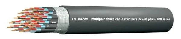 PROEL Multicore kabel, hliníkové stínění, 16 párů vodičů, černá