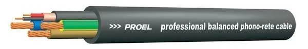 Proel hybridní kabel, 2x0,34mm signál, 3x1,5mm napájení