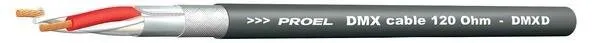 Proel DMX kabel 120 Ohm, stíněný, 2x0,25mm2, černý (100m)