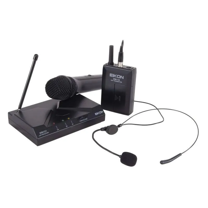 Proel bezdrátový mikrofonní systém UHF 863,100MHz, se záznamníkem a hlavovým mikrofonem