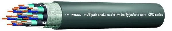 Proel digitální signálový kabel, neosazený, 110 Ohm, 2 páry, černý