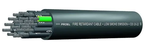 Proel hybridní kabel 19x2,5mm, plamenuvzdorný, na míru
