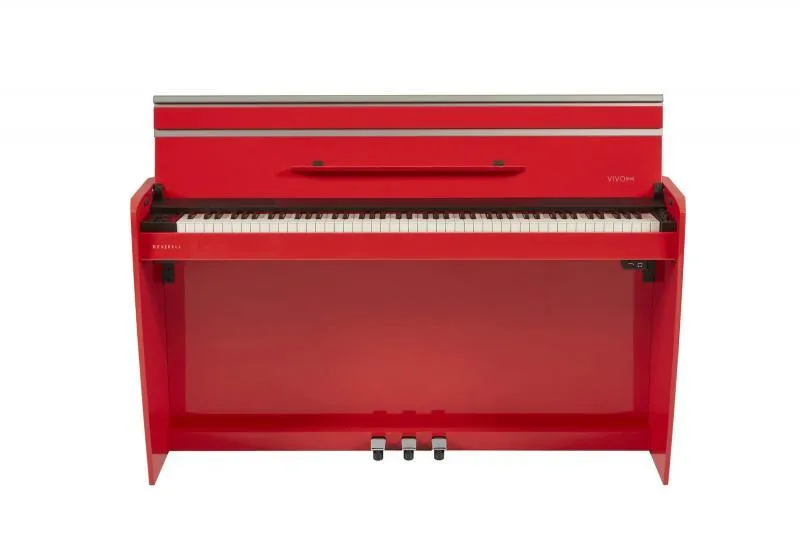 DEXIBELL Vivo H10 domácí 88 klávesová digitální piano, lesklá červená