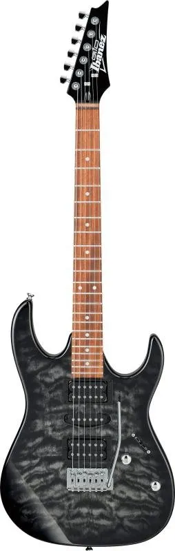 Ibanez GRX 6 elektrická kytara, průhledná černá barva