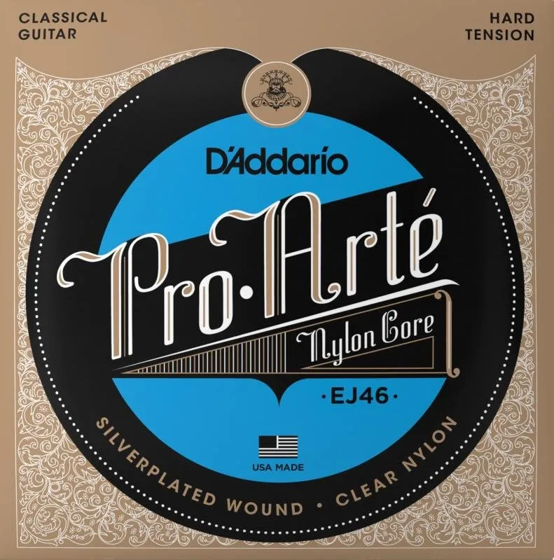 D'Addario Struny na klasickou kytaru, nylon, vysoké napětí