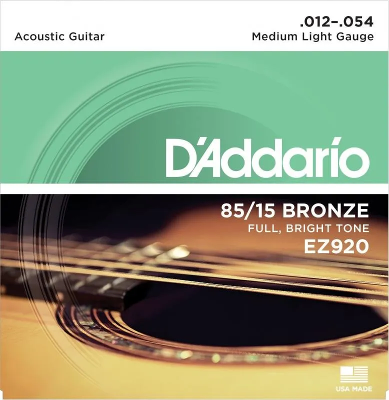 D'Addario IM Akustické kytarové struny 85/15 bronz, 12-54