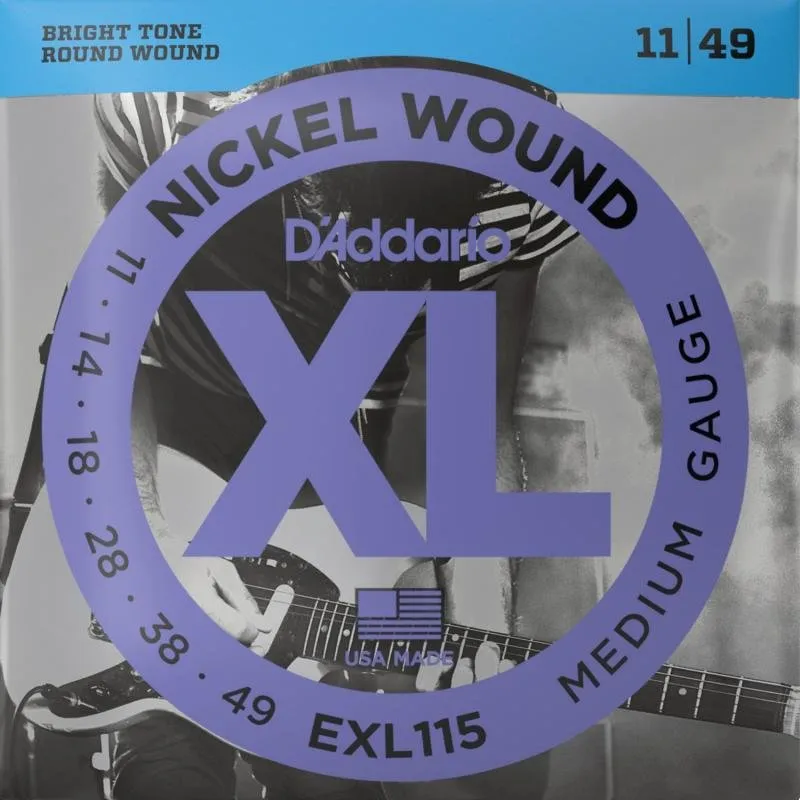 D'Addario IM elektrické kytarové struny, niklované, 11-49