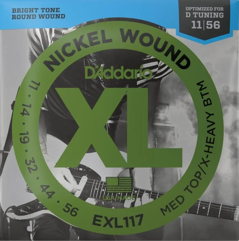 D'Addario IM elektrické kytarové struny, niklové, 11-56