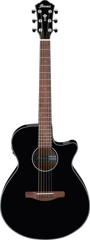 Ibanez AEG50-BK elektroakustická kytara, černý lesklý povrch