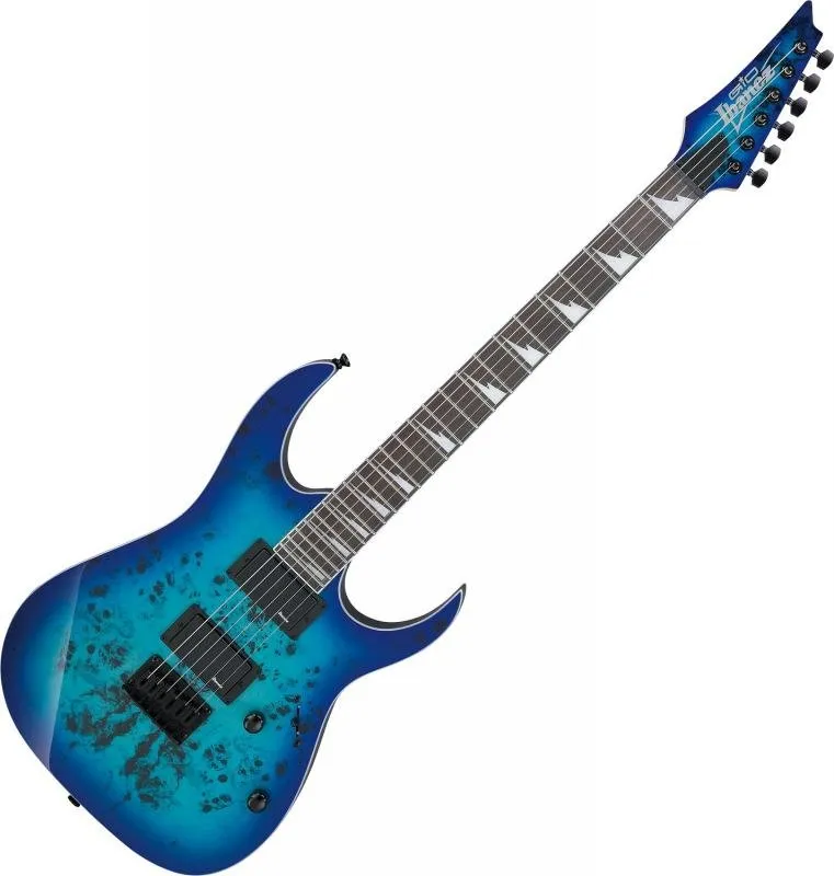Ibanez elektrická kytara, aqua burst barva