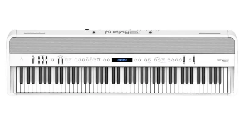 Roland digitální piano 4 reproduktory, PHA-50 klávesy, mikrofonní vstup, bez stojanu, bílá