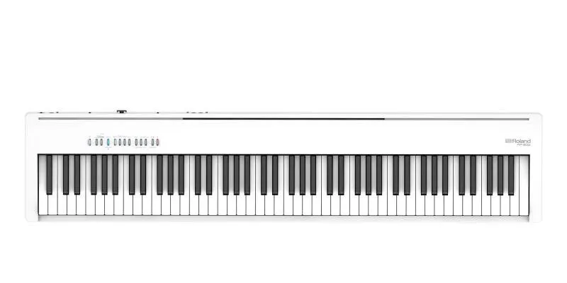 Roland digitální piano 2 reproduktory, PHA-4 klaviatura, 256 hlasů polyfonie, bez stojanu, bílá