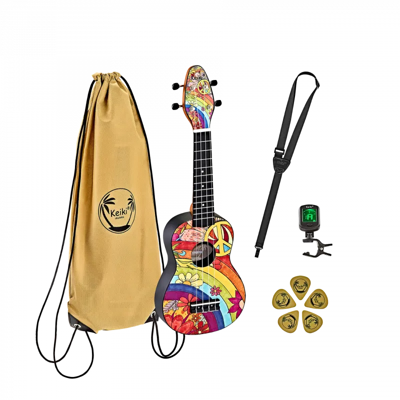 Ortega K2-68 KEIKI ukulele set 