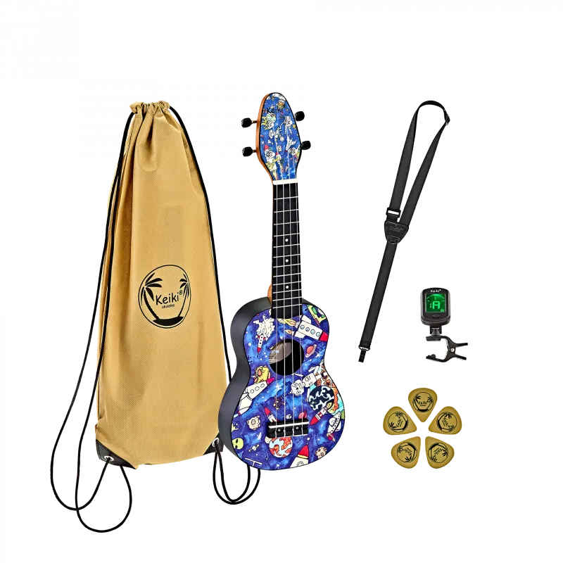 Ortega K2-SP KEIKI ukulele set 