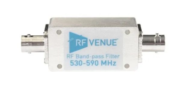 RF Venue Sáváteresztő RF filtr, 530-590MHz