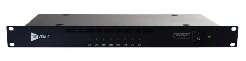 RF Venue Antenní rozbočovač, 8 vstupů 1 výstup, 470-960MHz, EU konektor