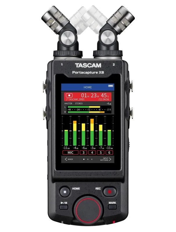 Tascam Přenosný, 8kanálový stereo rekordér