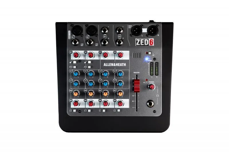 Allen&Heath malý mixážní pult, 2 mono/2 stereo kanály