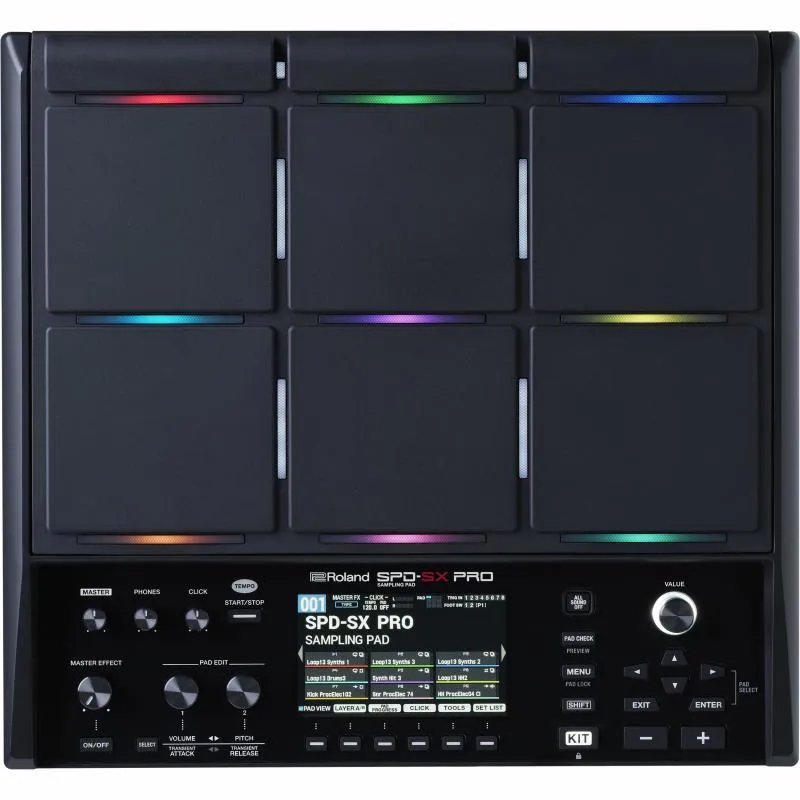 Roland Sampling nástroj, 32GB paměť, barevný displej, 9 vestavěných ploch