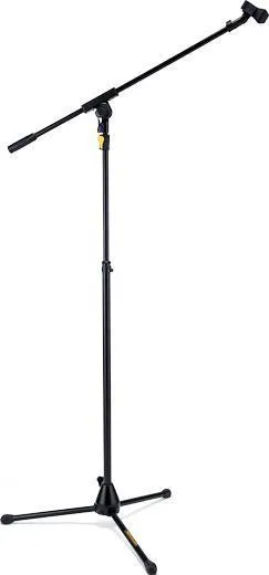 Hercules Mikrofonový stojan, nastavitelná výška 1115-1680 mm, 3 nohy, pevný rameno 780 mm