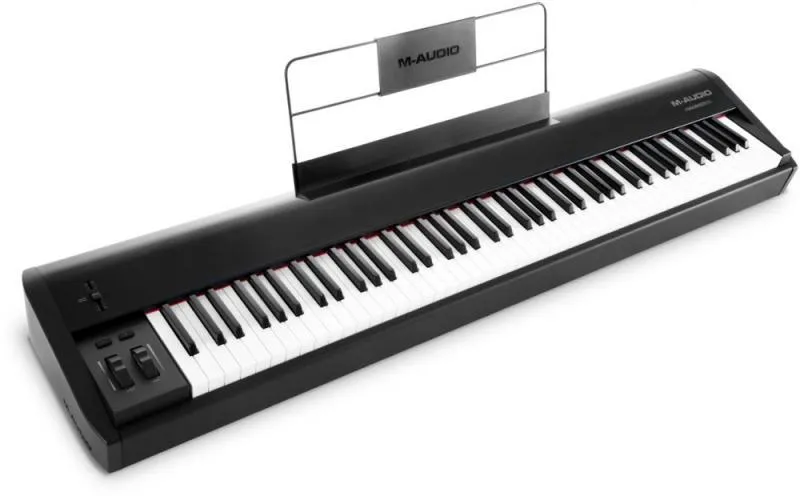 M-Audio MIDI klávesnice, 88 kladívková mechanika, stojan na noty