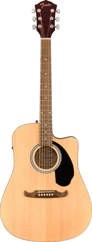 Fender elektro-akustická kytara FA-125CE, dřevěná hmatník, přírodní