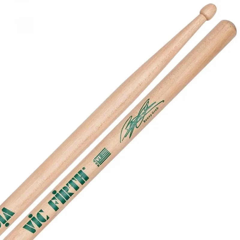 Vic Firth Benny Greb Signature hickory paličky, kapkovitá hlava, délka: 406,4mm, průměr: 15mm