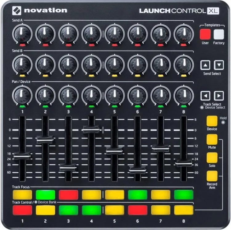 Novation Launch Control XL [MK2] MIDI a DAW ovladač