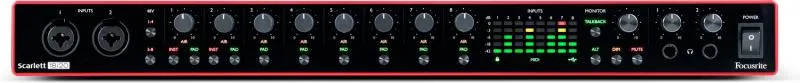 Focusrite Scarlett 18i20 (3. generace), 18 vstupů, 20 výstupů, USB-C