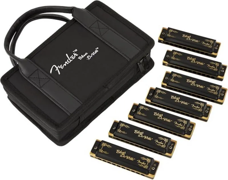 Fender Blues DeVille harmonika, 7ks sada s pouzdrem