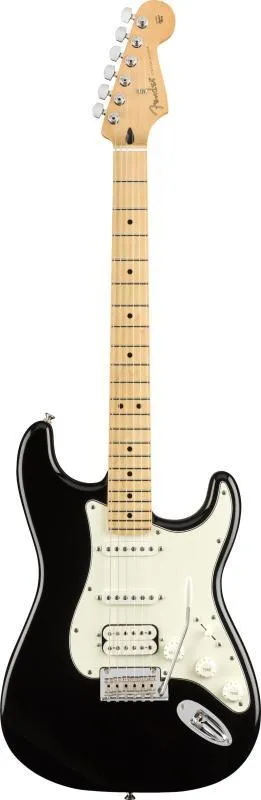 Fender Elektrická kytara Player Stratocaster HSS, javorový hmatník, černá