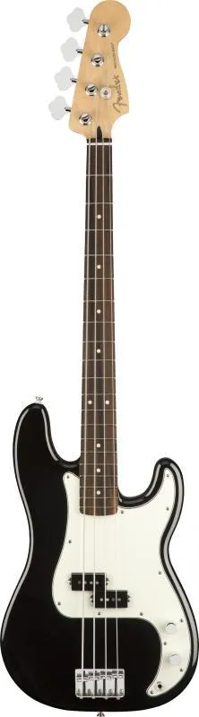 Fender Elektrická basová kytara 4 struny, Pau Ferro hmatník, černá
