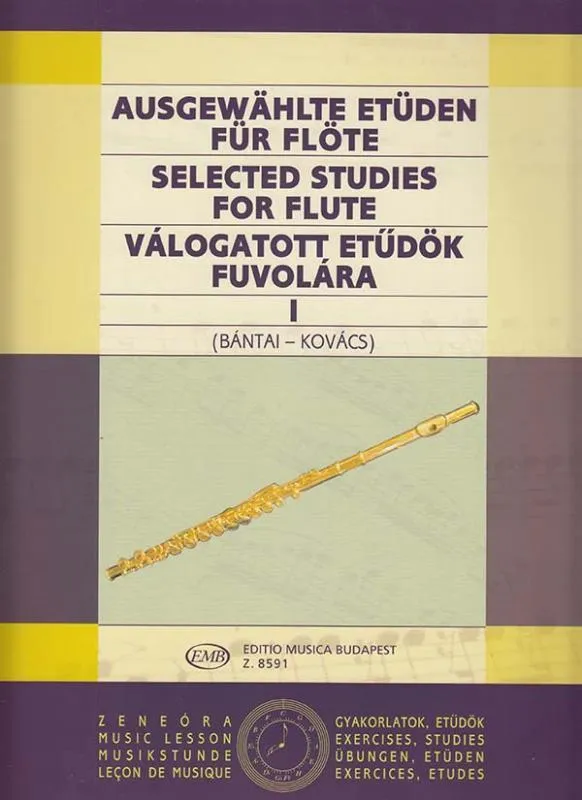 EMB Výběr etüd pro flétnu 1. - noty