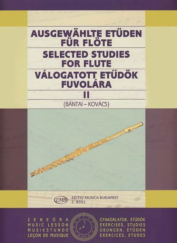 EMB Kniha etud pro flétnu 2, výběr etud