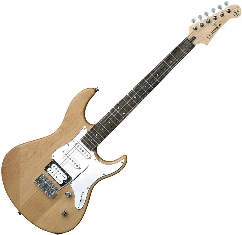 Yamaha elektrická kytara, model PAC112V RL, žlutá, přírodní satén