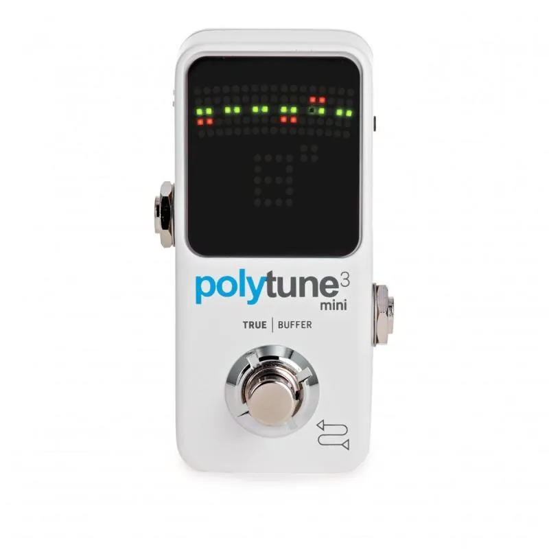 TC Electronic kytarový tuner pedál, kompaktní, více ladicích režimů