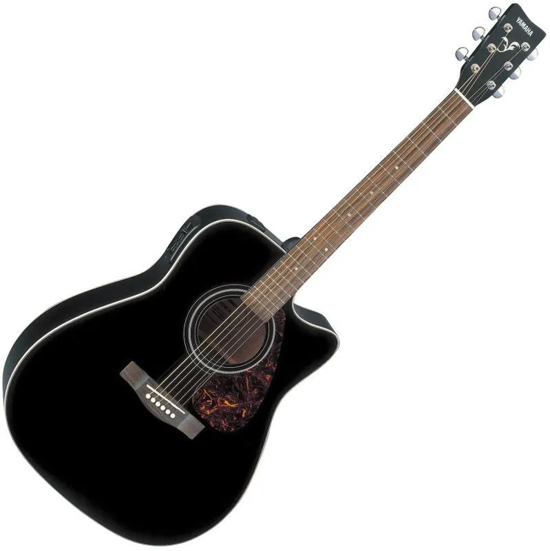 Yamaha elektroakustická kytara FX 370C, černá, koncertní