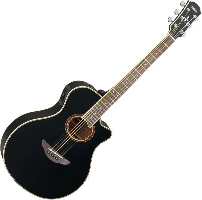 Yamaha APX 700II Black elektroakustická kytara, unikátní styl
