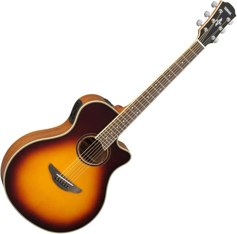 Yamaha APX 700II elektroakustická kytara, hnědý sunburst, unikátní styl
