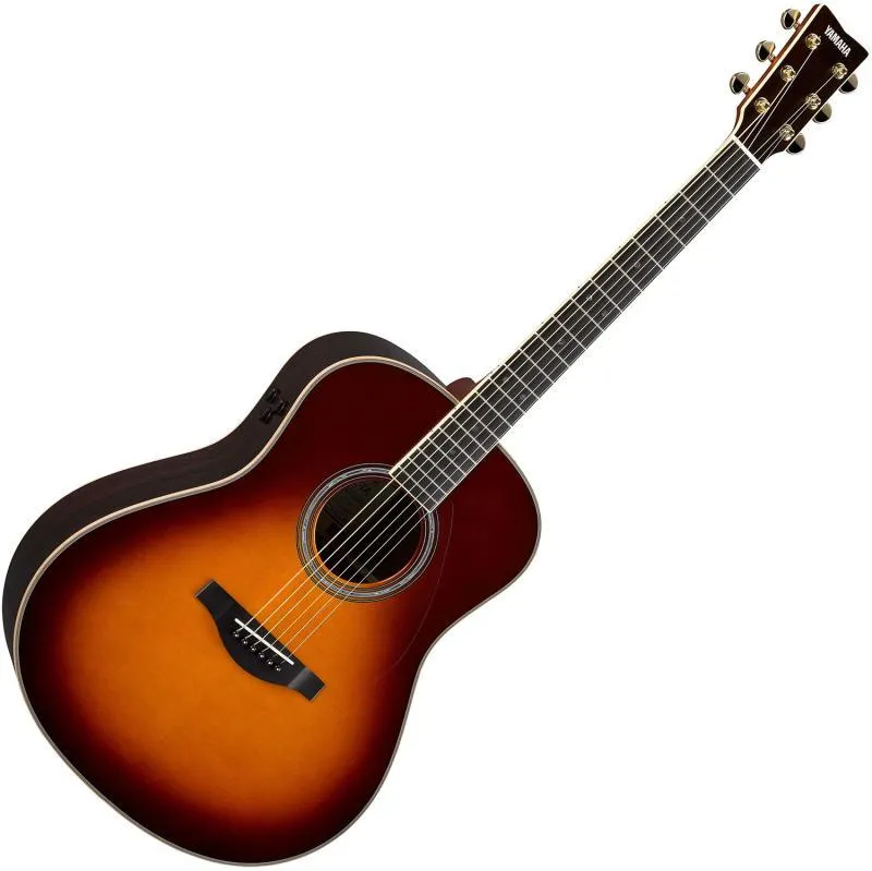 Yamaha LL-TA elektroakustická kytara, TransAcoustic, hnědý sunburst