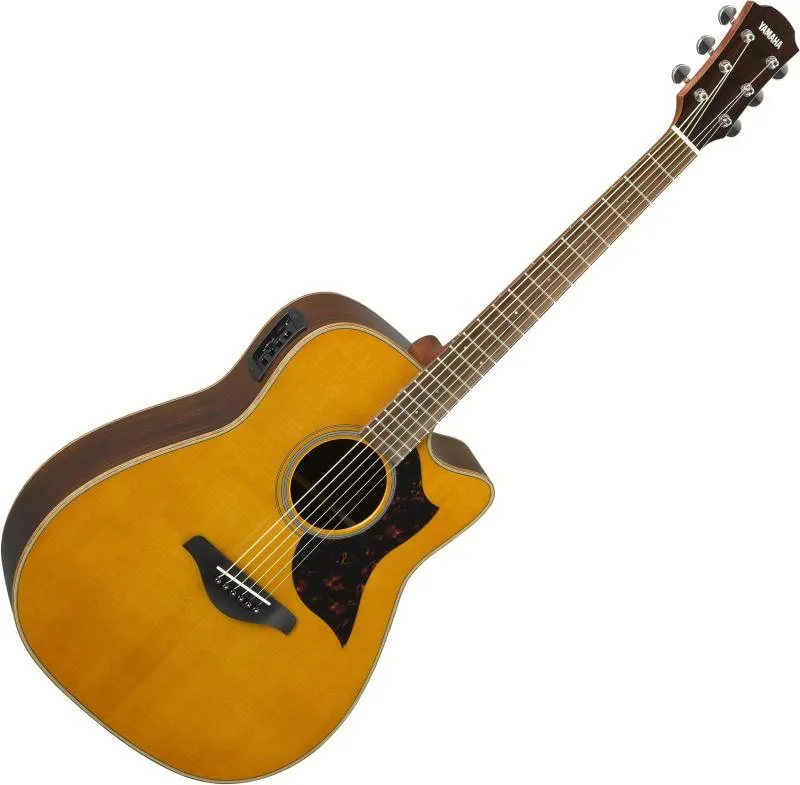 Yamaha elektroakustická kytara A1M II ARE, dreadnought, vintage přírodní